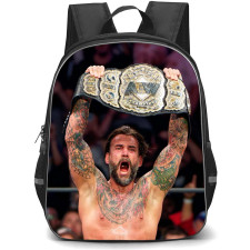 AEW CM Punk Backpack StudentPack - CM Punk Celebration with Champions Belt