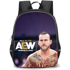 AEW CM Punk Backpack StudentPack - CM Punk Portrait Poster