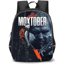 AEW Jon Moxley Backpack StudentPack - Jon Moxley Moxtober Grayscale Poster