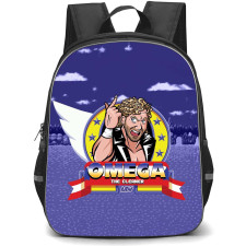 AEW Kenny Omega Backpack StudentPack - Kenny Omega The Cleaner Cartoon Art