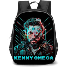 AEW Kenny Omega Backpack StudentPack - Kenny Omega Robotic Mind Control Graphic Art