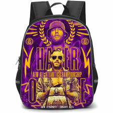 AEW Orange Cassidy Backpack StudentPack - Orange Cassidy Vs Jake Hager Atlantic Championship Poster