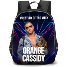 AEW Orange Cassidy Backpack StudentPack - Orange Cassidy Wrestler Of the Week Poster