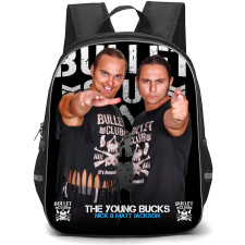 AEW Young Buck Backpack StudentPack - Young Buck Nick And Matt Jackson Portrait
