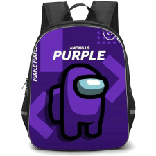 Among Us Purple Backpack StudentPack - Among Us Purple