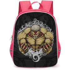 Attack On Titan Backpack StudentPack - Attack on Titan Armored Portrait Illustration