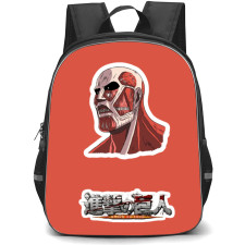 Attack On Titan Backpack StudentPack - Attack on Titan Colossal Avatar Sticker Art