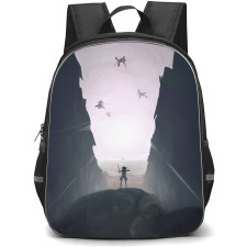 Attack On Titan Mikasa Backpack StudentPack - Attack on Titan Sihouette Poster