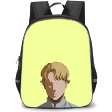 Attack On Titan Niccolo Backpack StudentPack - Attack on Titan Niccolo Minimalist Portrait On Yellow Background