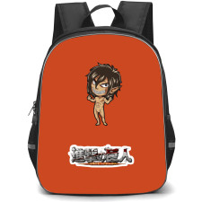 Attack On Titan Backpack StudentPack - Attack on Titan Cartoon Art Sticker