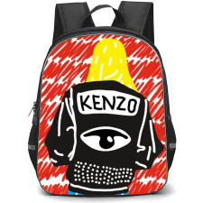 Kenzo Backpack StudentPack - Back Portrait Cartoon Art