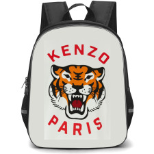 Kenzo Backpack StudentPack - Lucky Tiger Illustration