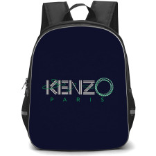 Kenzo Backpack StudentPack - Series Logo In Dark Blue Background