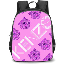 Kenzo Backpack StudentPack - Series Logo Tiger Pattern