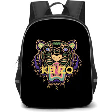 Kenzo Backpack StudentPack - Tiger Head Illustration