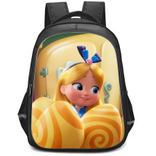 Alice's Wonderland Bakery Alice Backpack StudentPack - Alice Holding Candy