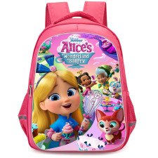 Alice's Wonderland Bakery Backpack StudentPack - Alice's Wonderland Bakery Desnip Junior Poster