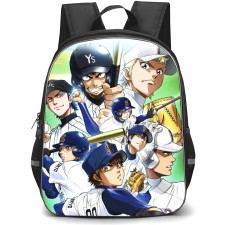 Ace Of The Diamond Backpack School Bag StudentPack - Characters Grin Fierce Poster