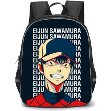 Ace Of The Diamond Sawamura Backpack School Bag StudentPack - Sawamura Grin Portrait Illustration Poster