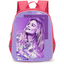 Margot Robbie Backpack School Bag StudentPack - Margot Robbie Purple Cloud Portrait Poster