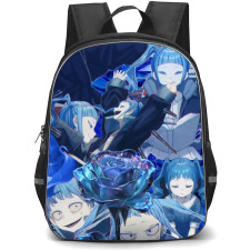 Ado Backpack StudentPack - Ado RuLe Collage Blue Rose