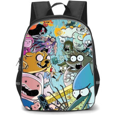 Adventure Time School Backpack StudentPack - Characters Face Off Illustration