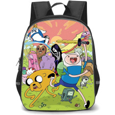 Adventure Time School Backpack StudentPack - Characters Mountain Background