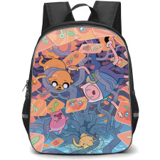 Adventure Time School Backpack StudentPack - Characters Trapped In Tree Illustration