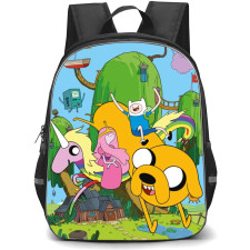 Adventure Time School Backpack StudentPack - Characters Treehouse Background