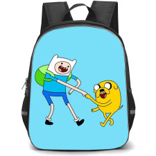 Adventure Time Finn The Human School Backpack StudentPack - Finn The Human And Jake Illustration