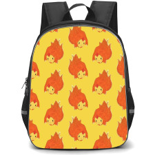 Adventure Time Flame Princess School Backpack StudentPack - Flame Princess Face Pattern Art