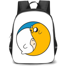 Adventure Time Jake The Dog School Backpack StudentPack - Jake The Dog And Finn Yin Yang Illustration