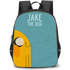 Adventure Time Jake The Dog School Backpack StudentPack - Jake The Dog Half Face Portrait