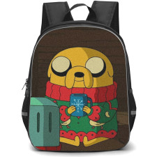 Adventure Time Jake The Dog School Backpack StudentPack - Jake The Dog Wearing Sweater Illustration