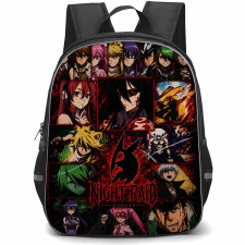 Akame Ga Kill Backpack School Bag StudentPack - Akame Ga Kill Characters Night Raid Fierce Portrait Collage Poster