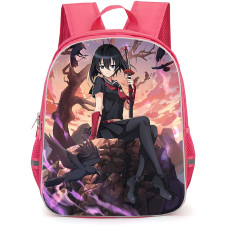 Akame Ga Kill Kurome Backpack School Bag StudentPack - Kurome Sitting Crow Portrait