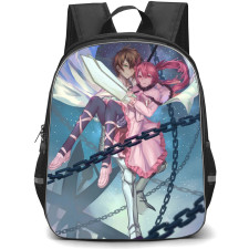 Akame Ga Kill Backpack School Bag StudentPack - Tatsumi And Mine Fierce Portrait