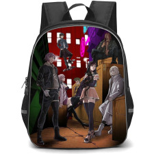 Akudama Drive Backpack School Bag StudentPack - Akudama Drive Characters Alley Fierce Portrait Poster
