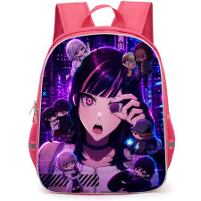 Akudama Drive Backpack School Bag StudentPack - Akudama Drive Characters Glitch Chibi Poster