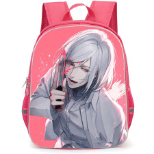 Akudama Drive Cutthroat Backpack School Bag StudentPack - Cutthroat Knife Splatter Portrait