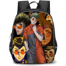 Akudama Drive Hoodlum Backpack School Bag StudentPack - Hoodlum Different Scenes Collage Sticker