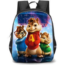 Alvin And The Chipmunks Backpack StudentPack - Characters Dance Floor Background