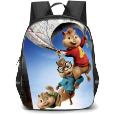 Alvin And The Chipmunks Backpack StudentPack - Characters Flying Illustration