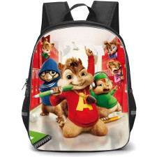 Alvin And The Chipmunks Backpack StudentPack - Characters Hallway Background