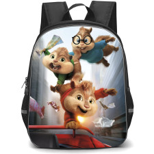 Alvin And The Chipmunks Backpack StudentPack - Characters Road Background