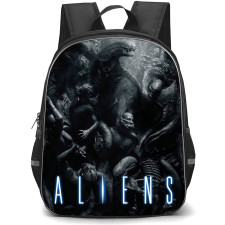Aliens Movie Backpack StudentPack - Aliens Covenant Grayscale