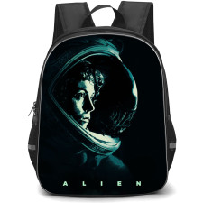 Aliens Movie Ellen Ripley Backpack StudentPack - Ellen Ripley Side Portrait Illustration