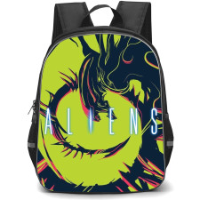 Aliens Movie Xenomorph Backpack StudentPack - Xenomorph Minimalist Pop Art