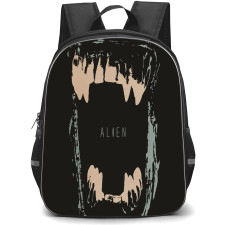 Aliens Movie Xenomorph Backpack StudentPack - Xenomorph Mouth Pop Art
