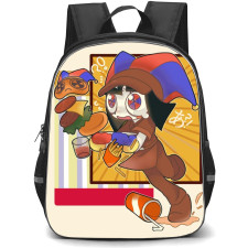 The Amazing Digital Circus Pomni Backpack StudentPack - Pomni Thrown Food